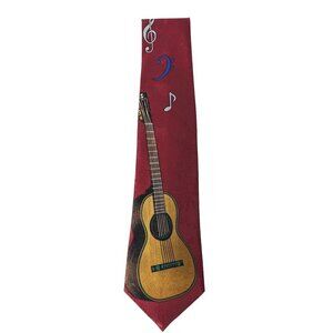 Empire Guitar Music Notes Treble Clef Novelty Necktie